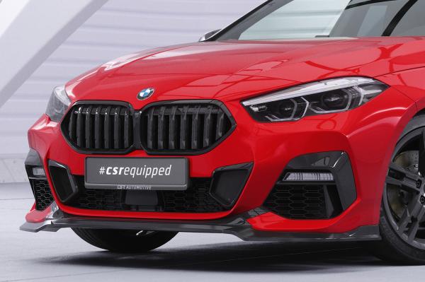 CSR Frontspoiler | Cup-Spoilerlippe mit ABE für BMW 2er (F44) M-Sport / M235 CSL593-L schwarz matt (Lackierung erforderlich)