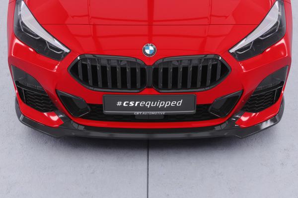 CSR Frontspoiler | Cup-Spoilerlippe mit ABE für BMW 2er (F44) M-Sport / M235 CSL593-L schwarz matt (Lackierung erforderlich)