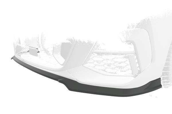 CSR Frontspoiler | Cup-Spoilerlippe mit ABE für BMW 2er (F44) M-Sport / M235 CSL593-L schwarz matt (Lackierung erforderlich)