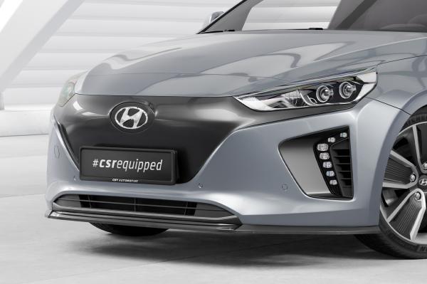 CSR Frontspoiler | Cup-Spoilerlippe mit ABE für Hyundai Ioniq CSL594-L schwarz matt (Lackierung erforderlich)