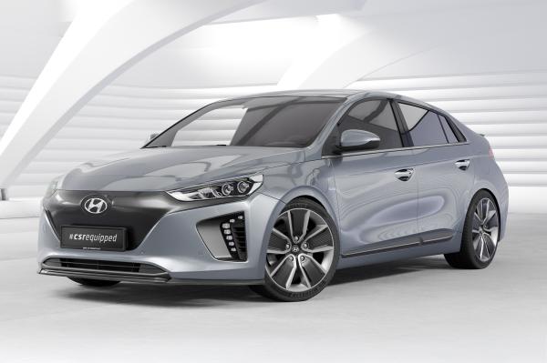 CSR Frontspoiler | Cup-Spoilerlippe mit ABE für Hyundai Ioniq CSL594-L schwarz matt (Lackierung erforderlich)