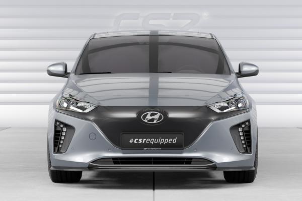 CSR Frontspoiler | Cup-Spoilerlippe mit ABE für Hyundai Ioniq CSL594-L schwarz matt (Lackierung erforderlich)