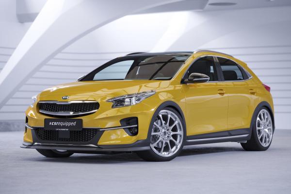 CSR Frontspoiler | Cup-Spoilerlippe mit ABE für Kia XCeed CSL595-G Glossy schwarz glänzend (keine Lackierung erforderlich)