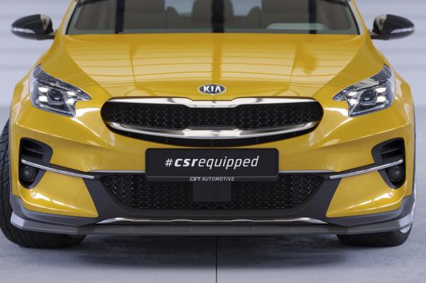 CSR Frontspoiler | Cup-Spoilerlippe mit ABE für Kia XCeed CSL595-G Glossy schwarz glänzend (keine Lackierung erforderlich)
