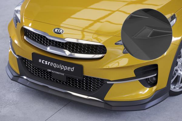 CSR Frontspoiler | Cup-Spoilerlippe mit ABE für Kia XCeed CSL595-L Lackierung erforderlich (schwarz matt)