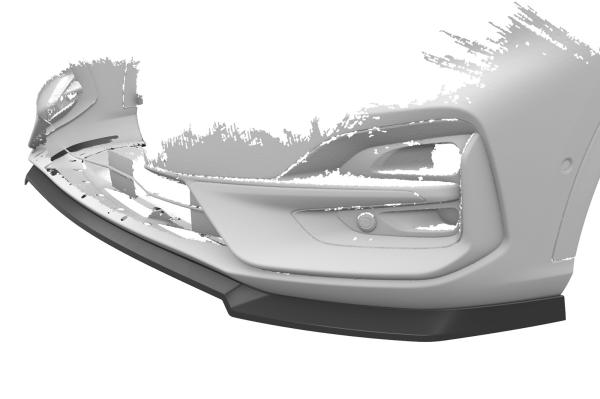 CSR Frontspoiler | Cup-Spoilerlippe mit ABE für Ford Kuga 3 ST-Line / ST-Line X CSL596-L schwarz matt (Lackierung erforderlich)