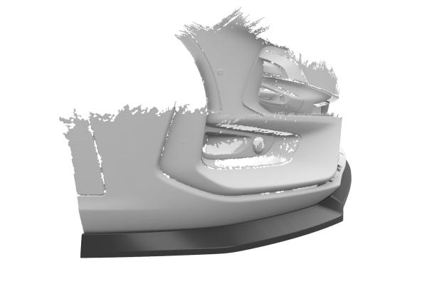 CSR Frontspoiler | Cup-Spoilerlippe mit ABE für Ford Kuga 3 ST-Line / ST-Line X CSL596-L schwarz matt (Lackierung erforderlich)