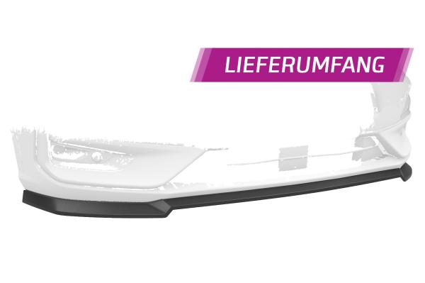 CSR Frontspoiler | Cup-Spoilerlippe mit ABE für Ford Kuga 3 ST-Line / ST-Line X CSL596-L schwarz matt (Lackierung erforderlich)