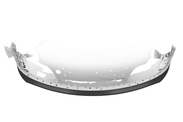 CSR Frontspoiler | Cup-Spoilerlippe mit ABE für Porsche 987 Boxster CSL597-L Lackierung erforderlich (schwarz matt)