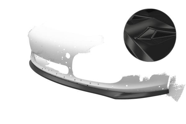 CSR Frontspoiler | Cup-Spoilerlippe mit ABE für Porsche 987 Boxster CSL597-G Glossy schwarz glänzend (keine Lackierung erforderlich)