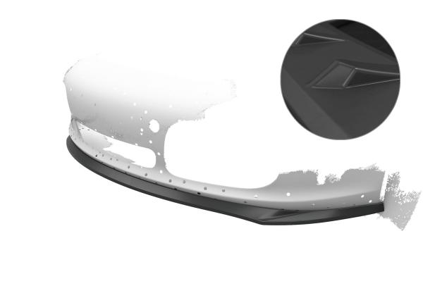 CSR Frontspoiler | Cup-Spoilerlippe mit ABE für Porsche 987 Boxster CSL597-L Lackierung erforderlich (schwarz matt)