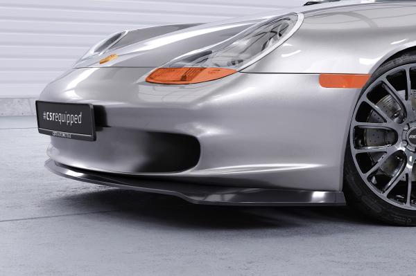 CSR Frontspoiler | Cup-Spoilerlippe mit ABE für Porsche 986 Boxster CSL600-L Lackierung erforderlich (schwarz matt)