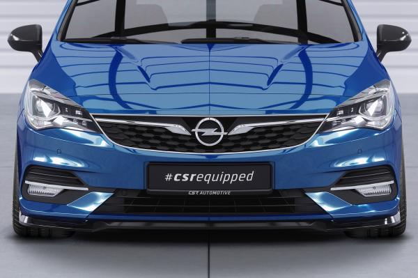 CSR Frontspoiler | Cup-Spoilerlippe mit ABE für Opel Astra K CSL601-L schwarz matt (Lackierung erforderlich)