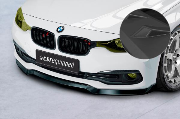 CSR Frontspoiler | Cup-Spoilerlippe mit ABE für BMW 3er F30/F31 LCI CSL604-L Lackierung erforderlich (unlackiert)