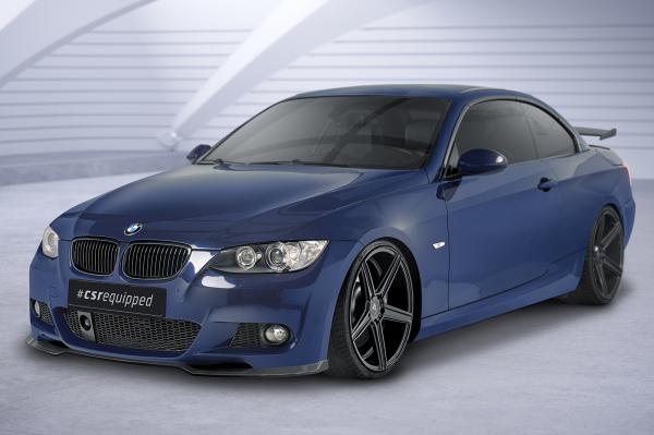 CSR Frontspoiler | Cup-Spoilerlippe mit ABE für BMW 3er E92/E93 M-Paket CSL605-L Lackierung erforderlich (schwarz matt)