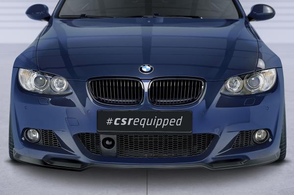 CSR Frontspoiler | Cup-Spoilerlippe mit ABE für BMW 3er E92/E93 M-Paket CSL605-L Lackierung erforderlich (schwarz matt)