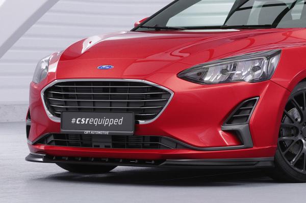 CSR Frontspoiler | Cup-Spoilerlippe mit ABE für Ford Focus MK4 Turnier CSL606-L schwarz matt (Lackierung erforderlich)