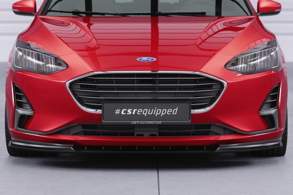 CSR Frontspoiler | Cup-Spoilerlippe mit ABE für Ford Focus MK4 Turnier CSL606-L schwarz matt (Lackierung erforderlich)