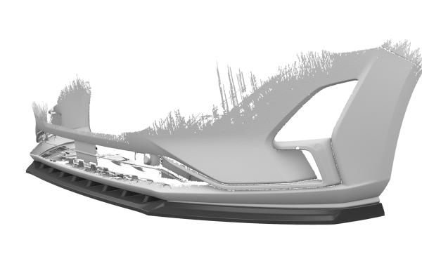 CSR Frontspoiler | Cup-Spoilerlippe mit ABE für Ford Focus MK4 Turnier CSL606-L schwarz matt (Lackierung erforderlich)