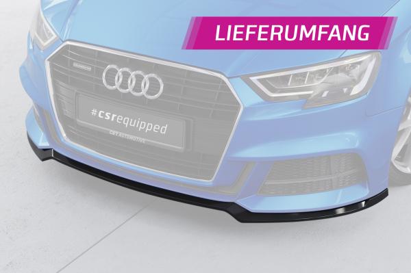 CSR Frontspoiler | Cup-Spoilerlippe mit ABE für Audi A3 S-Line / S3 8V CSL612-K Kupfer matt (keine Lackierung erforderlich)