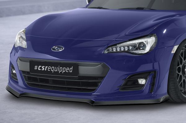 CSR Frontspoiler | Cup-Spoilerlippe mit ABE für Subaru BRZ CSL613-L schwarz matt (Lackierung erforderlich)