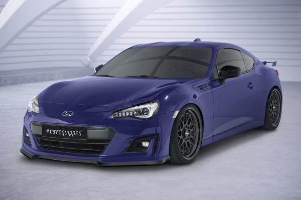 CSR Frontspoiler | Cup-Spoilerlippe mit ABE für Subaru BRZ CSL613-L schwarz matt (Lackierung erforderlich)