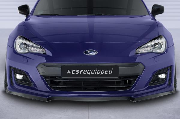 CSR Frontspoiler | Cup-Spoilerlippe mit ABE für Subaru BRZ CSL613-L schwarz matt (Lackierung erforderlich)