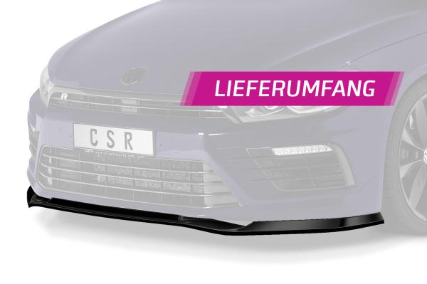 CSR Frontspoiler | Cup-Spoilerlippe mit ABE für VW Scirocco (Typ 13) R CSL617-K Kupfer matt (keine Lackierung erforderlich)