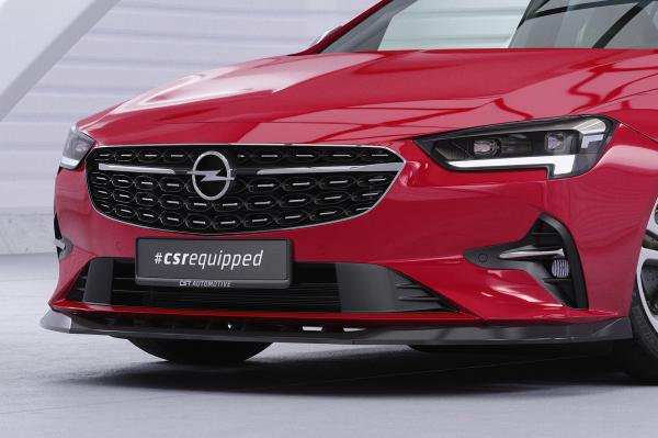 CSR Frontspoiler | Cup-Spoilerlippe mit ABE für Opel Insignia B CSL619-C Carbon Look Hochglanz (keine Lackierung erforderlich)