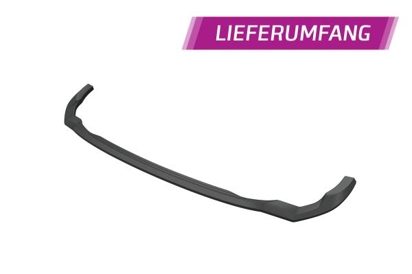 CSR Frontspoiler | Cup-Spoilerlippe mit ABE für VW Polo 6 2G (Typ AW) GTI / R-Line CSL622-L schwarz matt (Lackierung erforderlich)