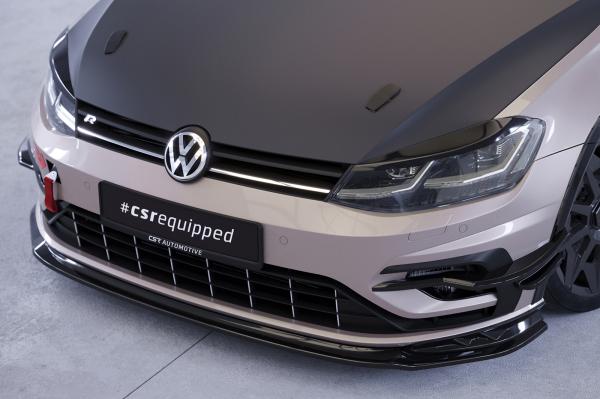 CSR Frontspoiler | Cup-Spoilerlippe mit ABE für VW Golf 7 (Typ AU) R CSL625-K Kupfer matt (keine Lackierung erforderlich)