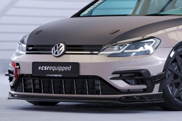 CSR Frontspoiler | Cup-Spoilerlippe mit ABE für VW Golf 7 (Typ AU) R CSL625-K Kupfer matt (keine Lackierung erforderlich)