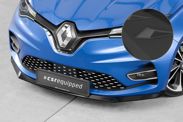 CSR Frontspoiler | Cup-Spoilerlippe mit ABE für Renault Zoe CSL632-S schwarz matt strukturiert (keine Lackierung erforderlich)