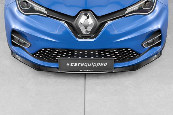 CSR Frontspoiler | Cup-Spoilerlippe mit ABE für Renault Zoe CSL632-L schwarz matt (Lackierung erforderlich)