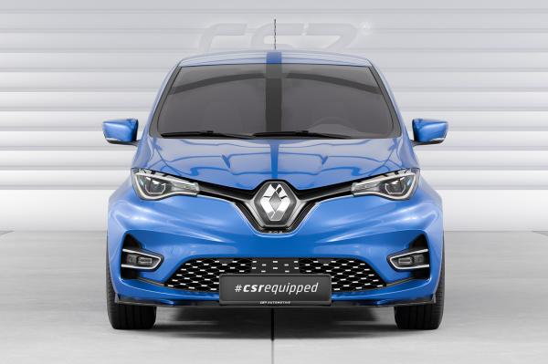 CSR Frontspoiler | Cup-Spoilerlippe mit ABE für Renault Zoe CSL632-L schwarz matt (Lackierung erforderlich)