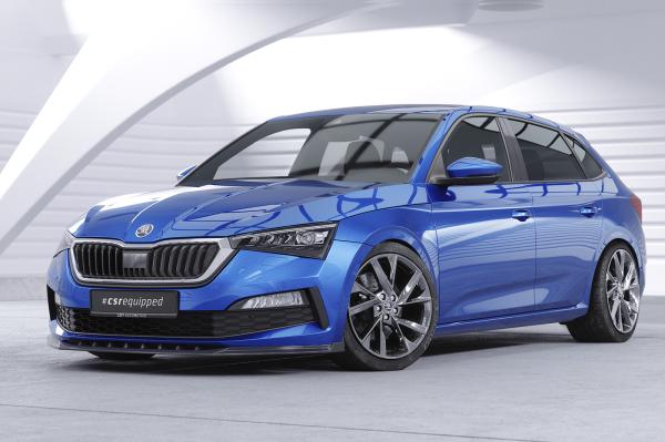 CSR Frontspoiler | Cup-Spoilerlippe mit ABE für Skoda Scala CSL633-L schwarz matt (Lackierung erforderlich)