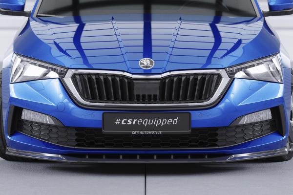 CSR Frontspoiler | Cup-Spoilerlippe mit ABE für Skoda Scala CSL633-L schwarz matt (Lackierung erforderlich)