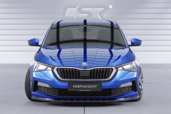 CSR Frontspoiler | Cup-Spoilerlippe mit ABE für Skoda Scala CSL633-L schwarz matt (Lackierung erforderlich)