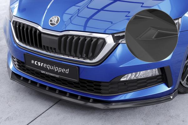 CSR Frontspoiler | Cup-Spoilerlippe mit ABE für Skoda Scala CSL633-L schwarz matt (Lackierung erforderlich)
