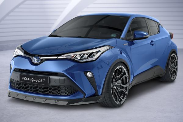 CSR Frontspoiler | Cup-Spoilerlippe mit ABE für Toyota C-HR CSL634-L schwarz matt (Lackierung erforderlich)