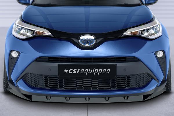 CSR Frontspoiler | Cup-Spoilerlippe mit ABE für Toyota C-HR CSL634-L schwarz matt (Lackierung erforderlich)