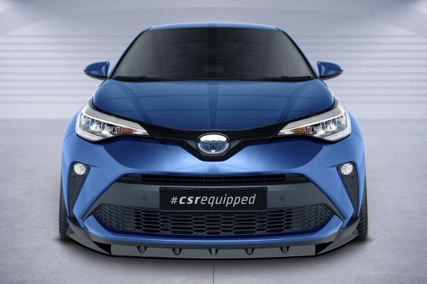 CSR Frontspoiler | Cup-Spoilerlippe mit ABE für Toyota C-HR CSL634-L schwarz matt (Lackierung erforderlich)