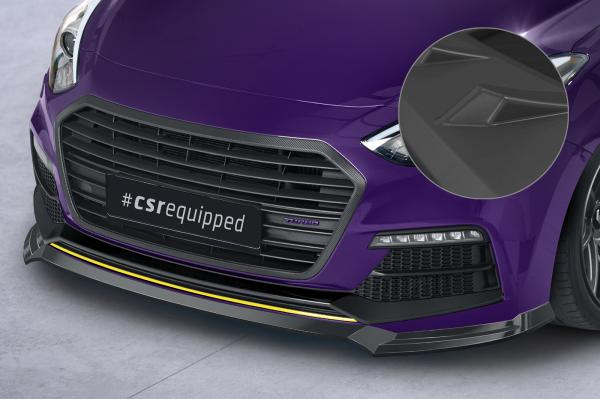 CSR Frontspoiler | Cup-Spoilerlippe mit ABE für Hyundai I30 (GD) Turbo CSL635-L schwarz matt (Lackierung erforderlich)