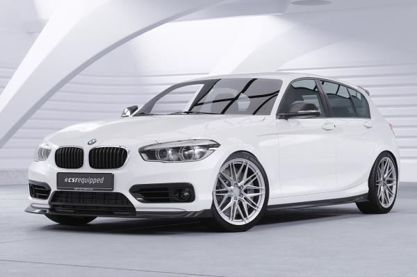 CSR Frontspoiler | Cup-Spoilerlippe mit ABE für BMW 1er F20/F21 LCI CSL639-L schwarz matt (Lackierung erforderlich)