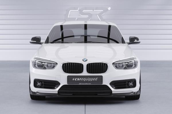 CSR Frontspoiler | Cup-Spoilerlippe mit ABE für BMW 1er F20/F21 LCI CSL639-L schwarz matt (Lackierung erforderlich)