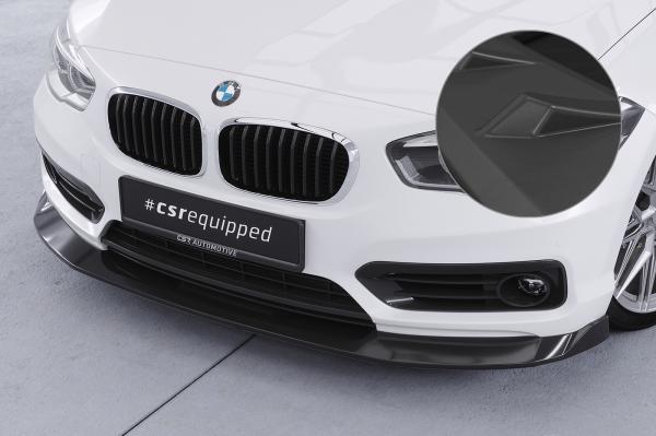 CSR Frontspoiler | Cup-Spoilerlippe mit ABE für BMW 1er F20/F21 LCI CSL639-L schwarz matt (Lackierung erforderlich)