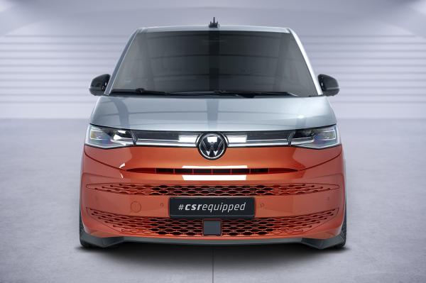 CSR Frontspoiler | Cup-Spoilerlippe mit ABE für VW T7 CSL640-G Glossy schwarz glänzend (keine Lackierung erforderlich)