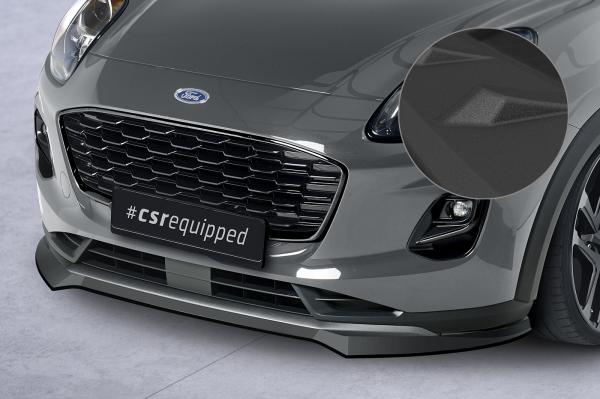 CSR Frontspoiler | Cup-Spoilerlippe mit ABE für Ford Puma Titanium CSL651-S schwarz matt strukturiert (keine Lackierung erforderlich)