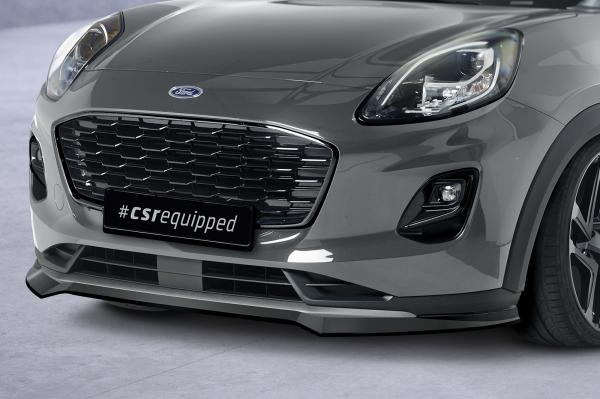 CSR Frontspoiler | Cup-Spoilerlippe mit ABE für Ford Puma Titanium CSL651-L schwarz matt (Lackierung erforderlich)