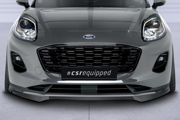 CSR Frontspoiler | Cup-Spoilerlippe mit ABE für Ford Puma Titanium CSL651-L schwarz matt (Lackierung erforderlich)